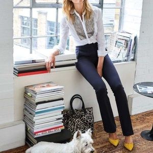 ⬇️ Virginie White Sequin Button Down Shirt